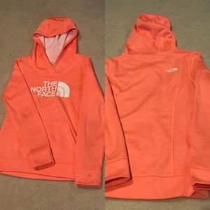 Northface coral pullover sweatshirt